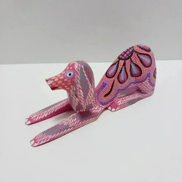 Folk art Other - Mexican Folk Art Carved Dog Hugo santiago